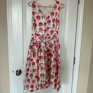 NWTO   Dahlia waste dress by Cath Kidston